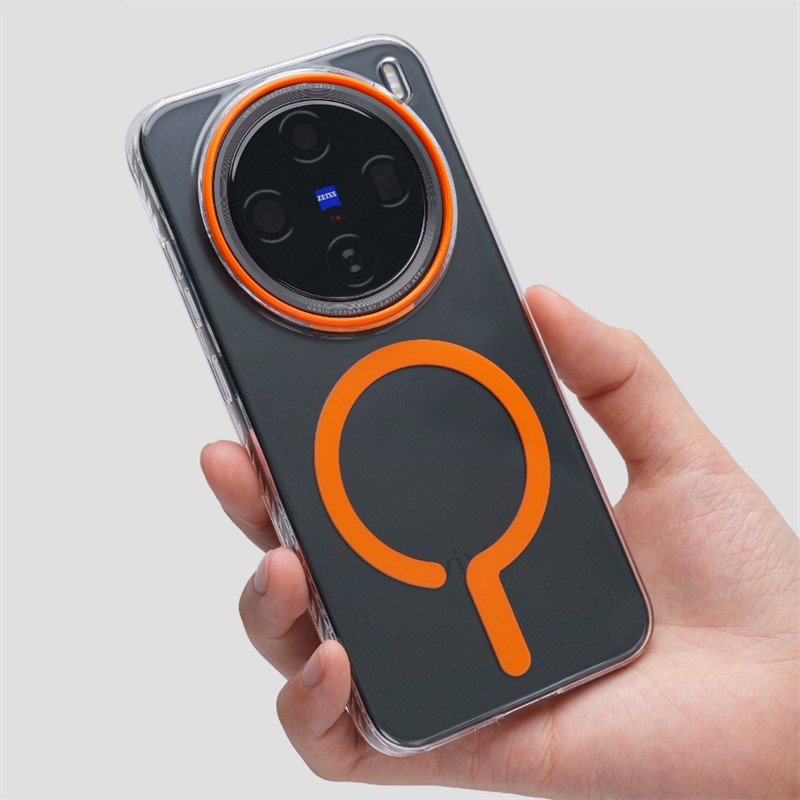 Vivo X200 - Funda trasera magnética de PC dura