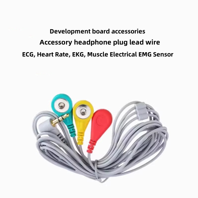 Muscle Sensor Emg - ECG, frecuencia cardíaca, EKG, accesorios de