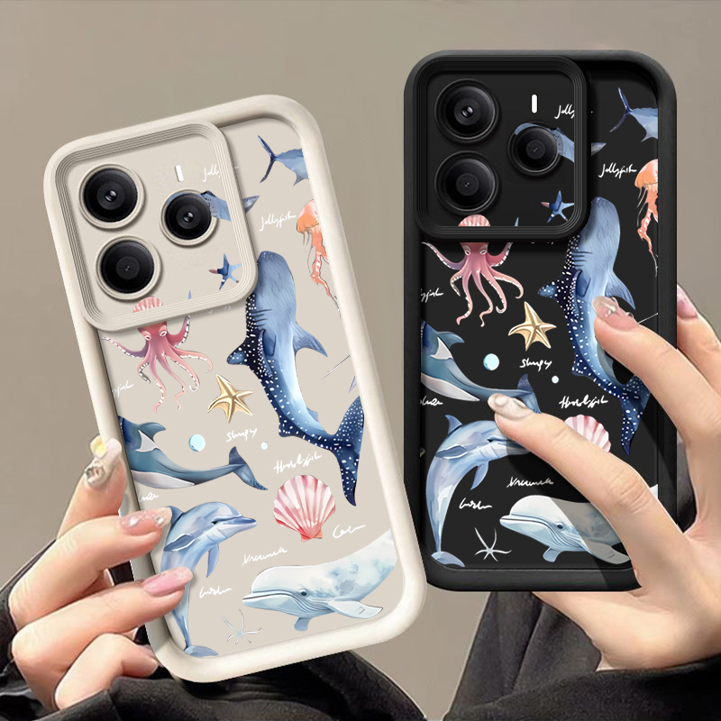 Xiaomi Redmi Note 13 - Funda Protectora Suave con Diseño de