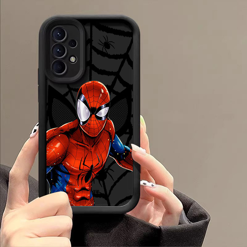 Samsung Galaxy A55 - Funda de silicona suave Marvel Spiderman