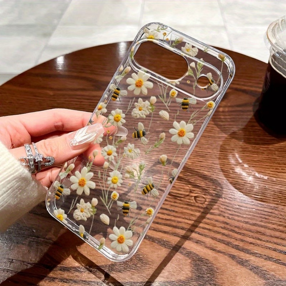 Google Pixel 9 Pro - Funda de teléfono transparente suave con