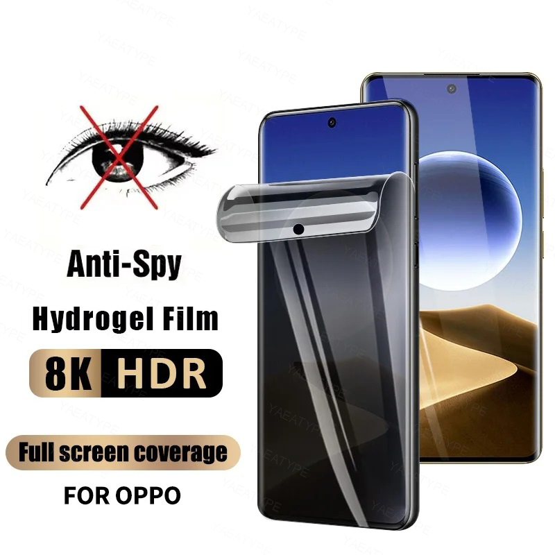 Oppo Reno 12 - 3 uds película de hidrogel de