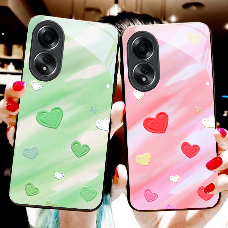 Funda de cristal minimalista y - Oppo A78 reseña y precio
