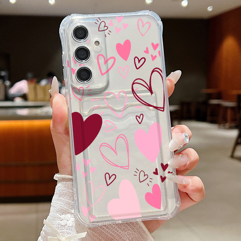 Funda transparente con diseño  - Samsung Galaxy A55 reseña y precio