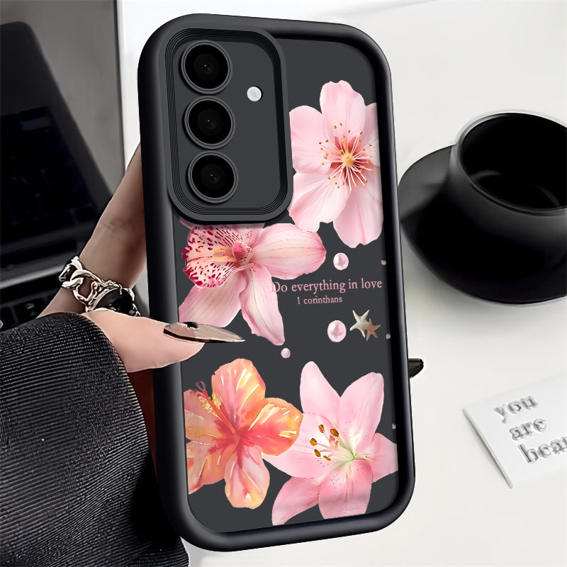 Funda de teléfono con flores r - Samsung Galaxy A55 reseña y precio