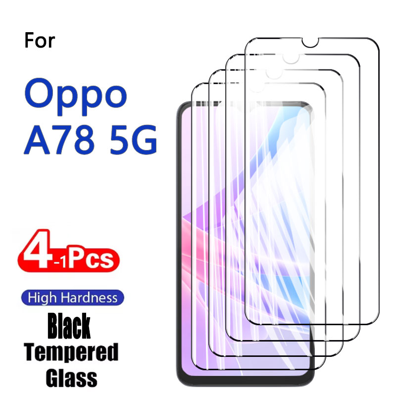 1-4 Uds protectores de pantall - Oppo A78 reseña y precio