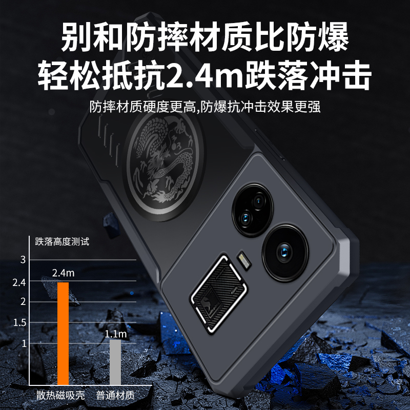 Funda de refrigeración Dragon  - Realme Gt 6 reseña y precio